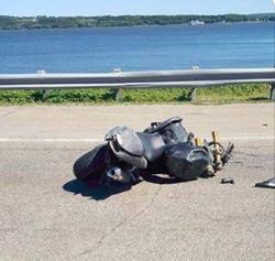 Grave accident de moto sur Dufferin-Montmorency