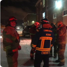 12 personnes à la rue à la suite d'un incendie