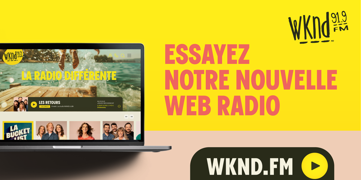 Écouter WKND au bureau n’a jamais été aussi simple