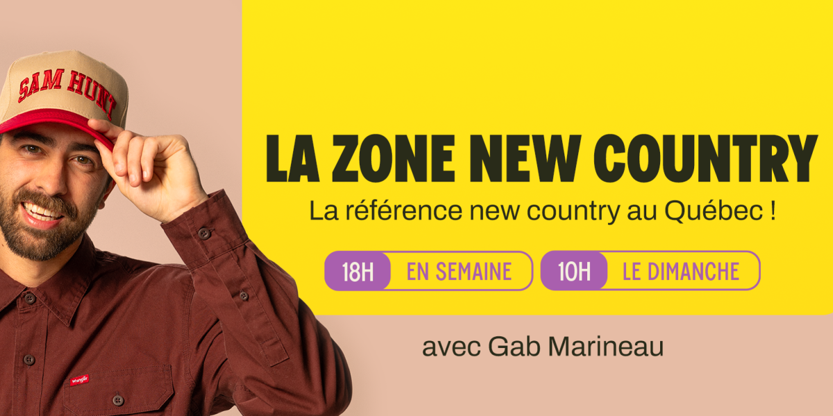La Zone New Country de retour en semaine à 18h dès le 1er juin