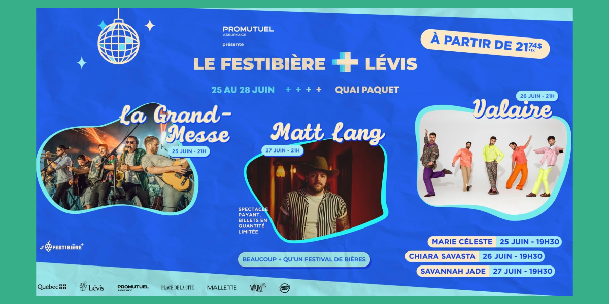 Le Festibière de Lévis est de retour au Quai Paquet