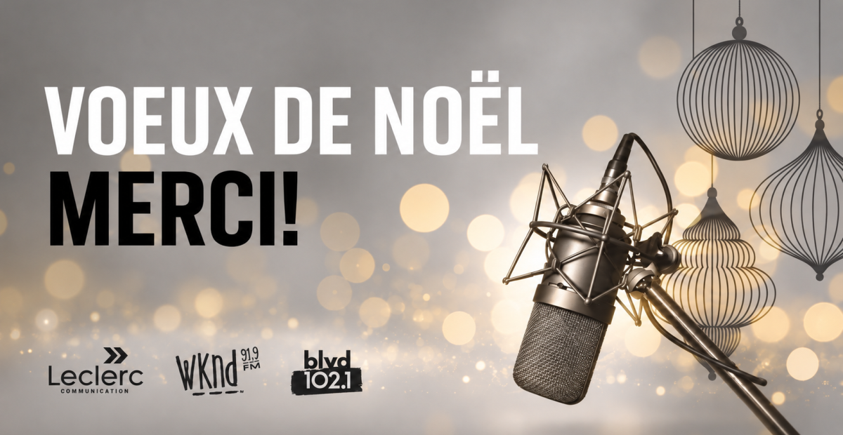 Vœux de Noël 2026 : 85 000$ remis, un total de 855 000$!