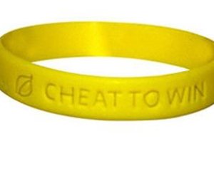 Bracelet "Cheat to Win" de Lance Armstrong