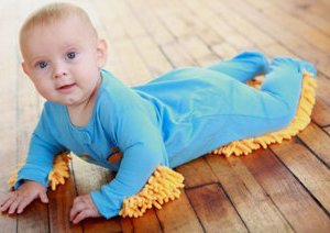 Le baby mop et voici la liste des gagdets inédits pour les enfants
