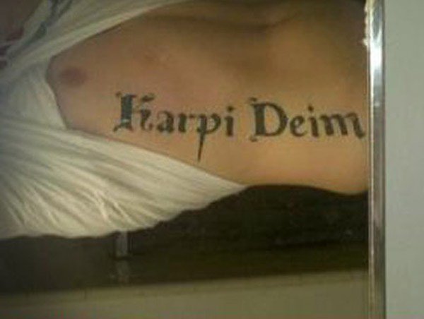 Les pires tatoos (avec fautes d'orthographes)