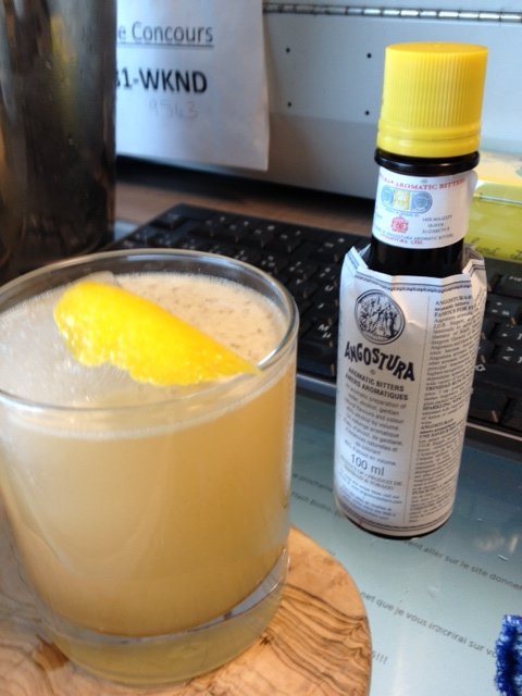 Bourbon Sour de Patrice de l'Atelier, Tartares et cocktails