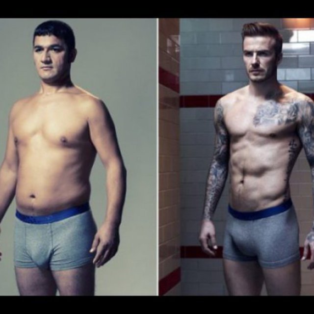 Des hommes «normaux» posent comme des mannequins