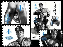 L'érotisme gai sur des timbres