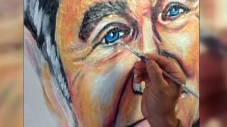 Une toile unique de Robin Williams
