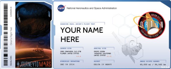 La NASA offre un ticket pour Mars !