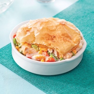 5 ingrédients/15 minutes: Pâtés au poulet en pâte phyllo