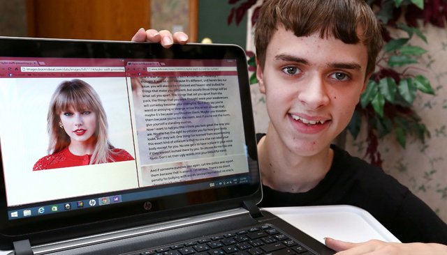 Taylor Swift redonne confiance à un ado victime d'intimidation