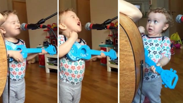 Un petit de deux ans reprend «Thinking Out Loud» d'Ed Sheeran!