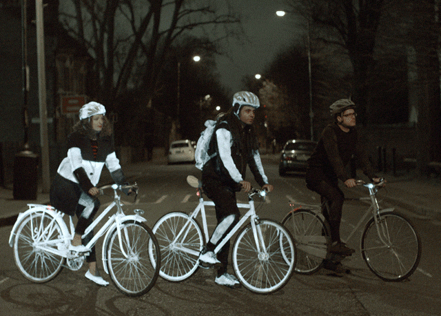 Une peinture pour la sécurité des cyclistes