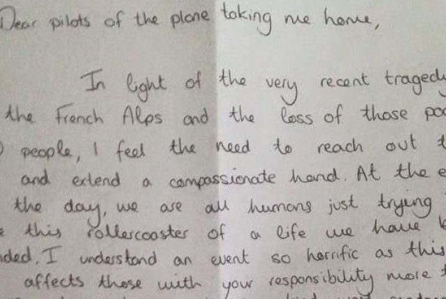 Un mot de remerciement aux pilotes