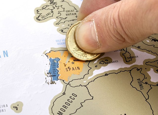 Carte du monde pour ton historique de voyage