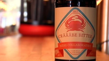 De la bière au crabe!