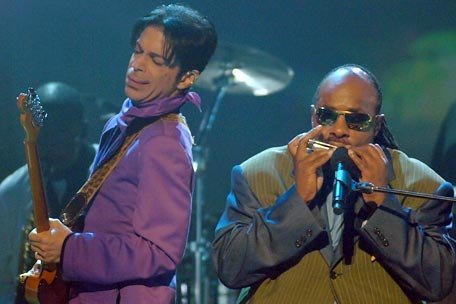 Prince et Stevie Wonder à la Maison-Blanche