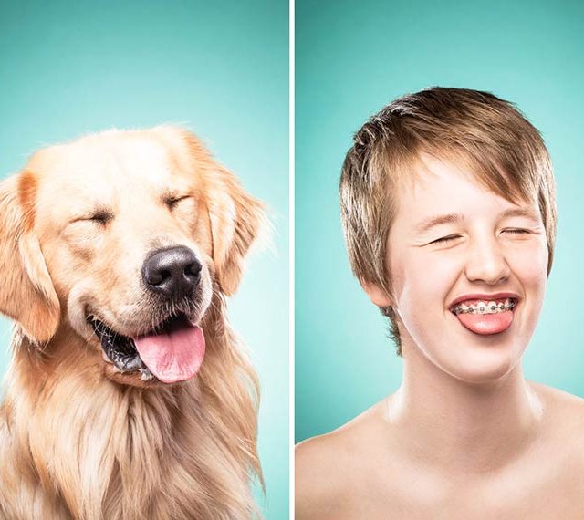 Poser comme votre chien!