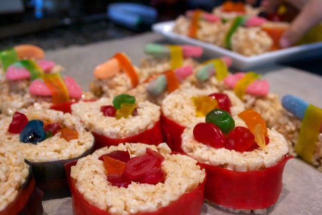 Faire des sushis bonbons!