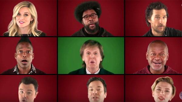 Wonderful Christmastime à la façon Jimmy Fallon!