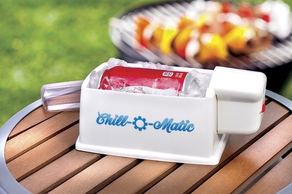 Avec le Chill-O-Matic, ta bière sera froide en une minute!