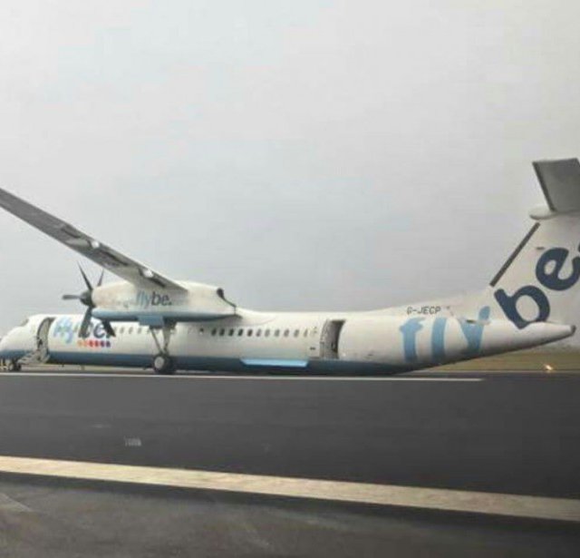 Un avion Bombardier a raté son atterrissage