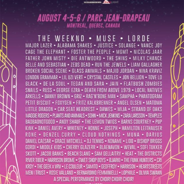La programmation d'Osheaga 2017 enfin dévoilée!