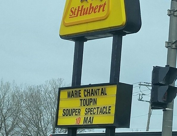 Marie-Chantal Toupin en spectacle au St-Hubert