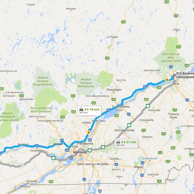 LA destination : Ottawa