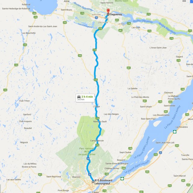 LA destination : Saguenay