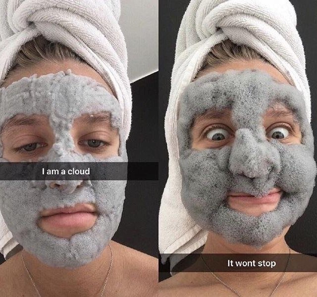 Les masques moussants me font beaucoup rire !