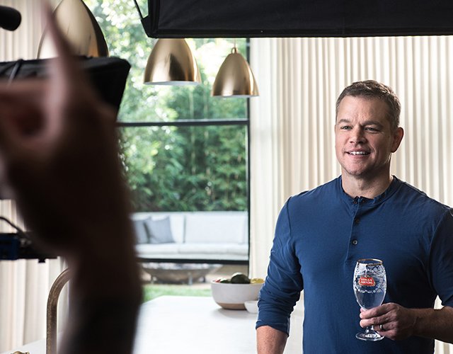 Matt Damon dans une pub du Super Bowl