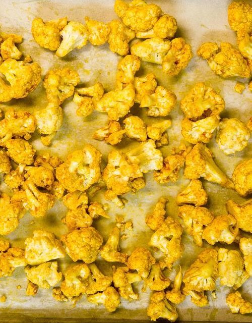 Recette de Chou-fleur rôti caramélisé 