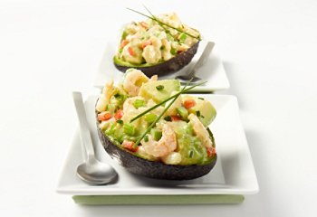 Les recettes vedettes: avocat farci aux crevettes que pourrait entre autre aimer P!nk