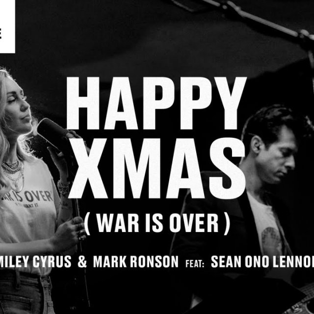 Miley Cyrus et Sean Ono Lennon reprennent la chanson Happy X-Mas (War Is Over) de John Lennon