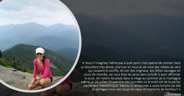 L'été d'Andréanne : Le hiking