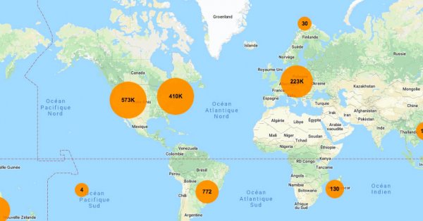 Une carte interactive pour manger des fruits frais gratuitement n'importe où dans le monde