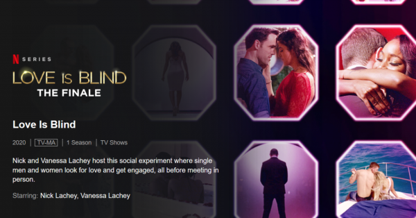 Love Is Blind : la série la plus populaire sur Netflix en ce moment!
