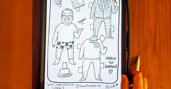 Bricolage pour enfants: la poupée de papier Haracio Arruda