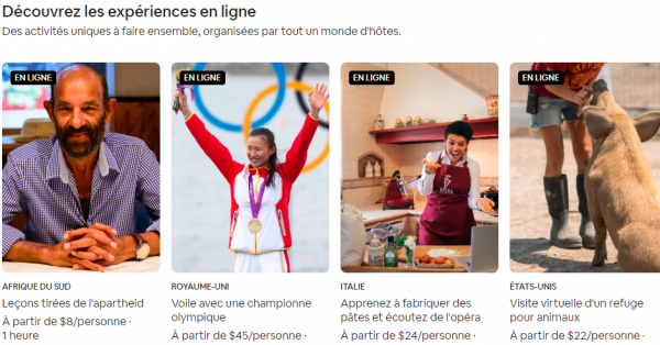 Airbnb propose désormais des expériences virtuelles et payantes via Zoom