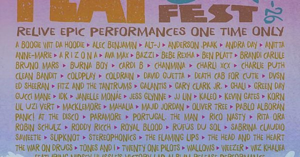 Ed Sheeran, Twenty One Pilots, Bruno Mars, Coldplay et plusieurs autres dans un festival virtuel ce week-end