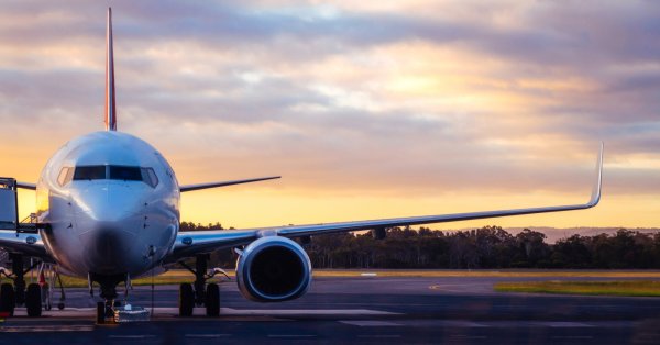 Le nombre d'avions toujours dans le ciel