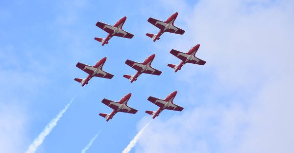 Les snowbirds survoleront Québec vers 10h30 ce matin!