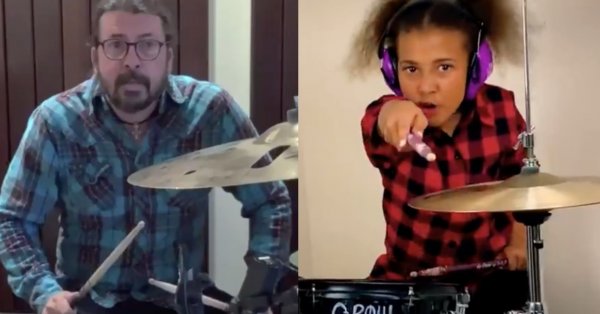 On aime Dave Grohl, et on adore Nandi Bushell!