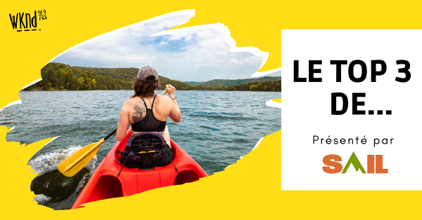 En août, on s’initie au kayak!