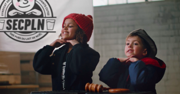 La nouvelle publicité du lait de Noël