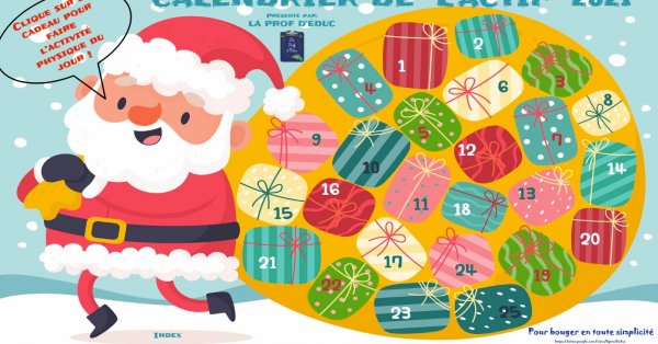 Un calendrier de l'Avent pour faire bouger les jeunes