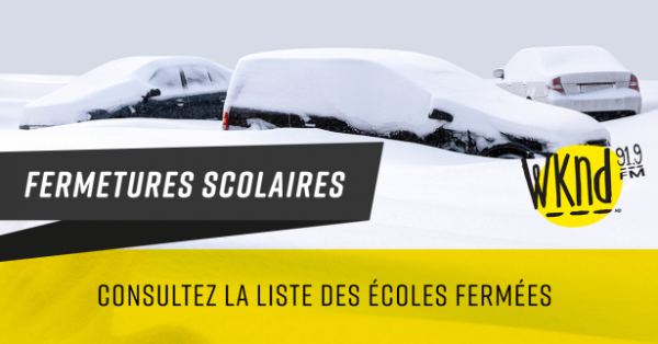 Écoles fermées : Tempête du 17 janvier 2022