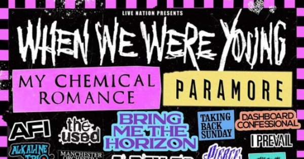 La liste d'artistes la plus FOLLE pour un festival "punk/emo" à Las Vegas!